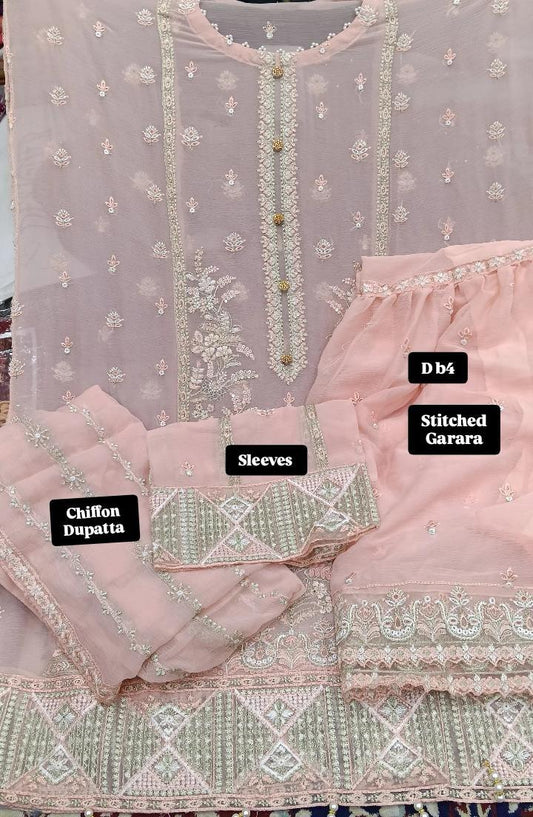 Tawakal Ramsha pink Unstitched